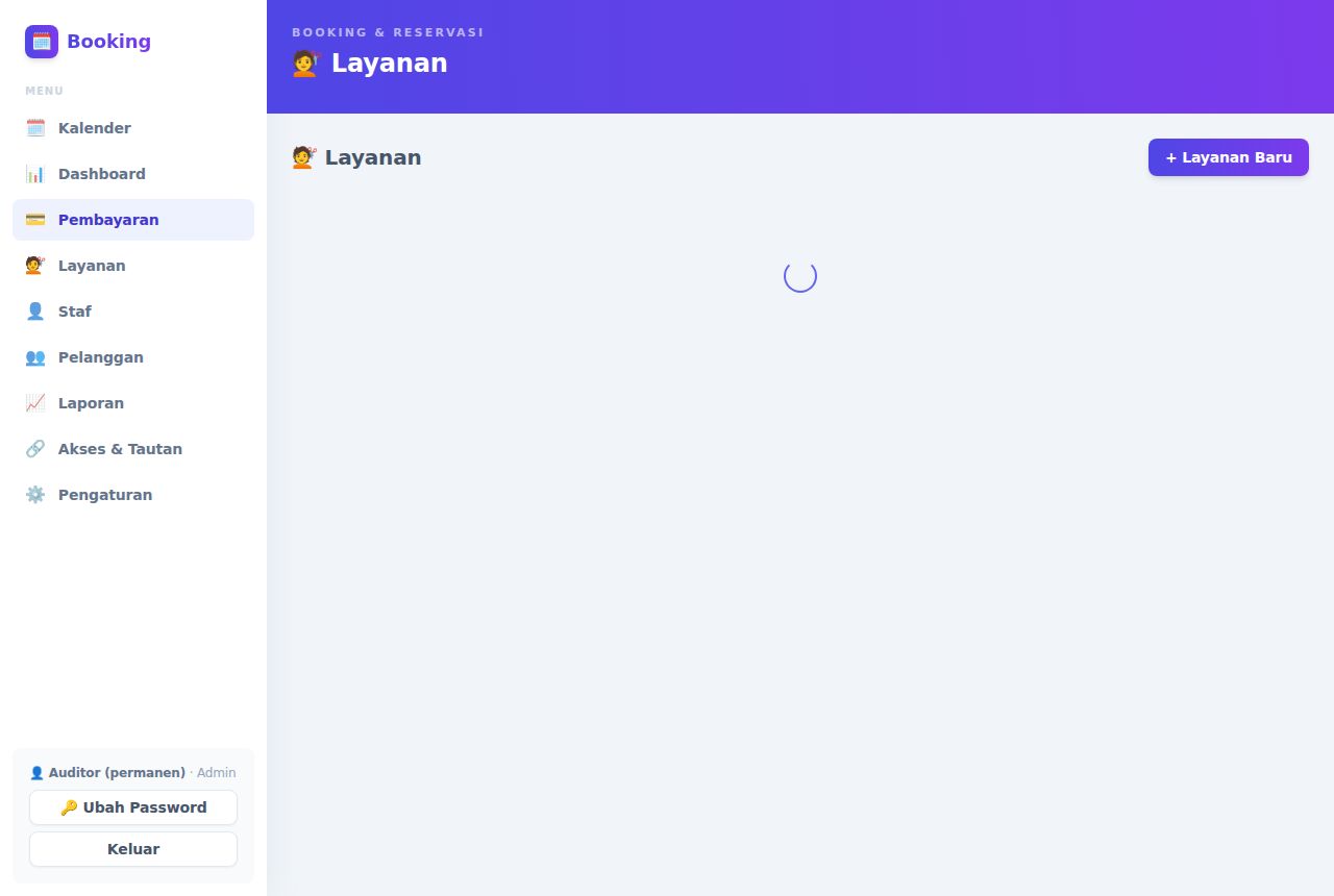 Booking & Reservasi — Pembayaran
