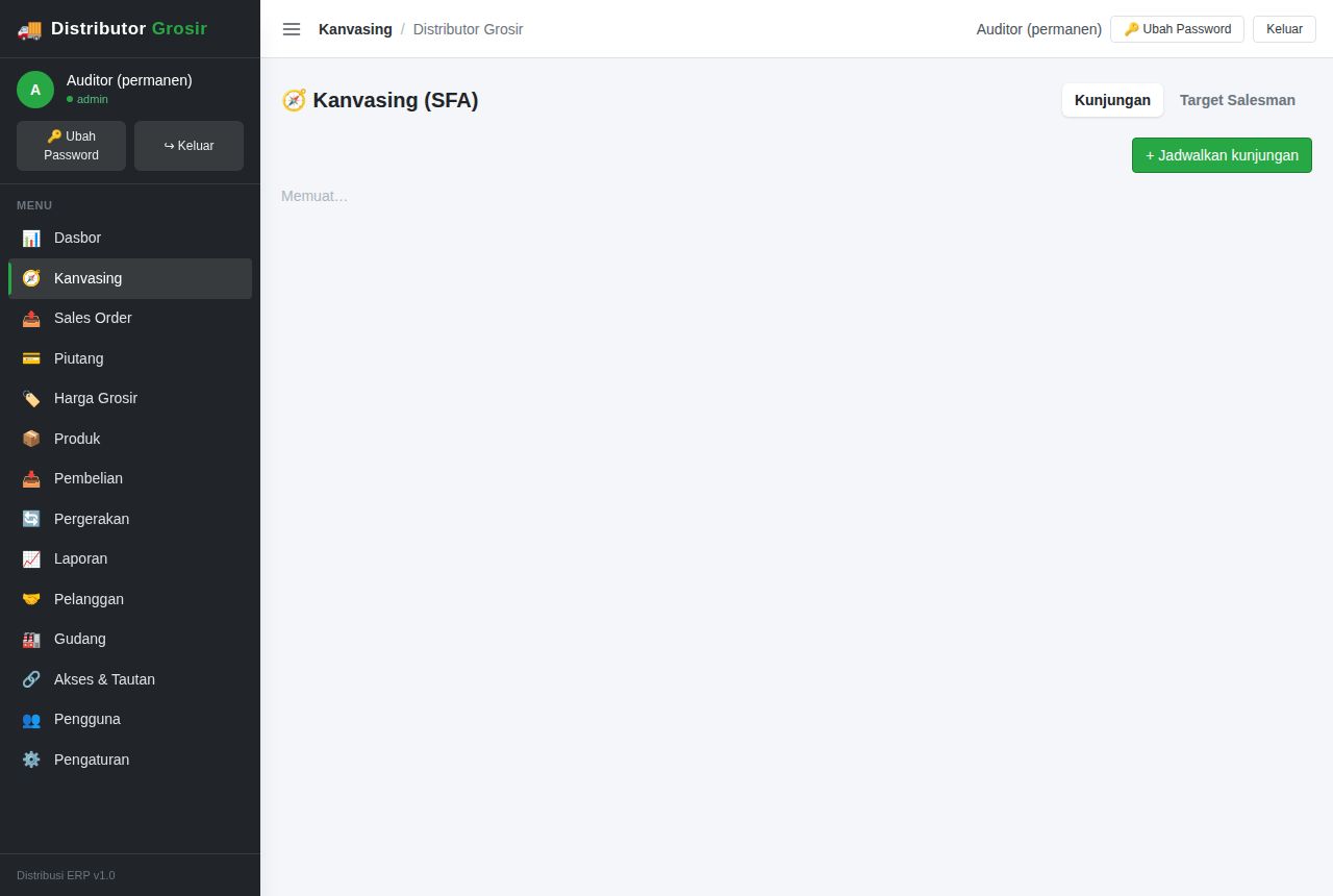 Distributor & Agen Grosir — Dashboard