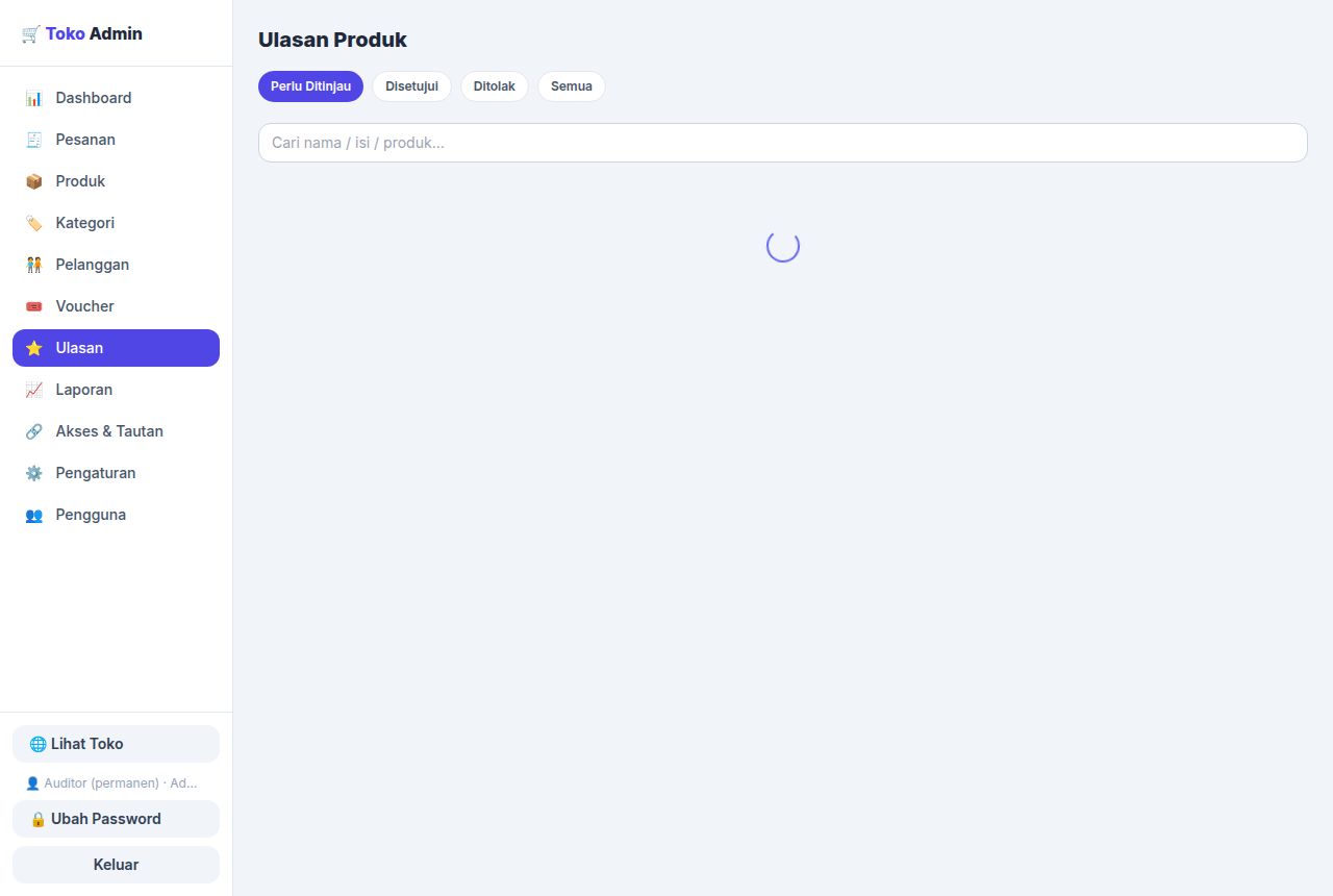 Toko Online (E-commerce) — Voucher