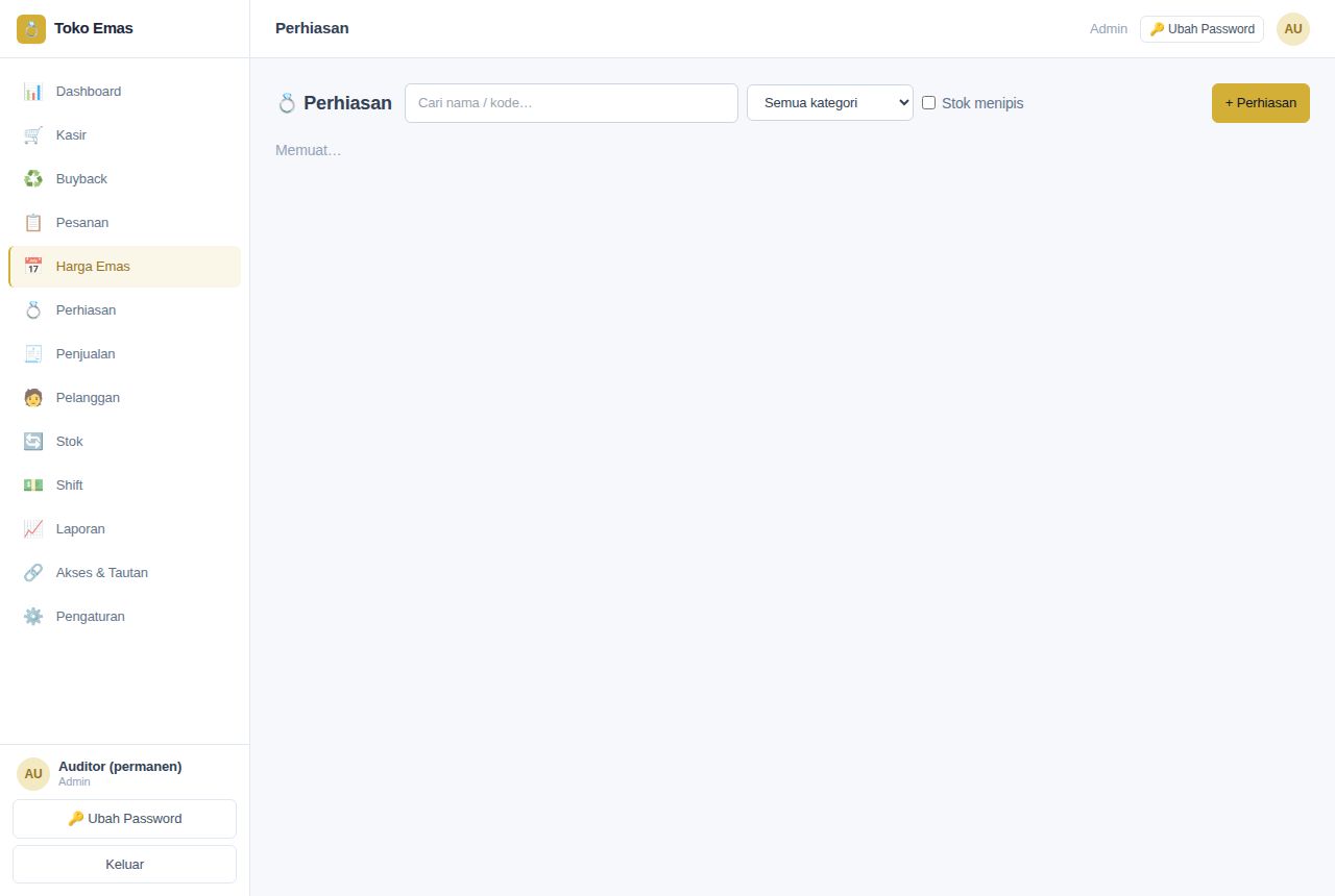 Toko Emas & Perhiasan — Harga Emas