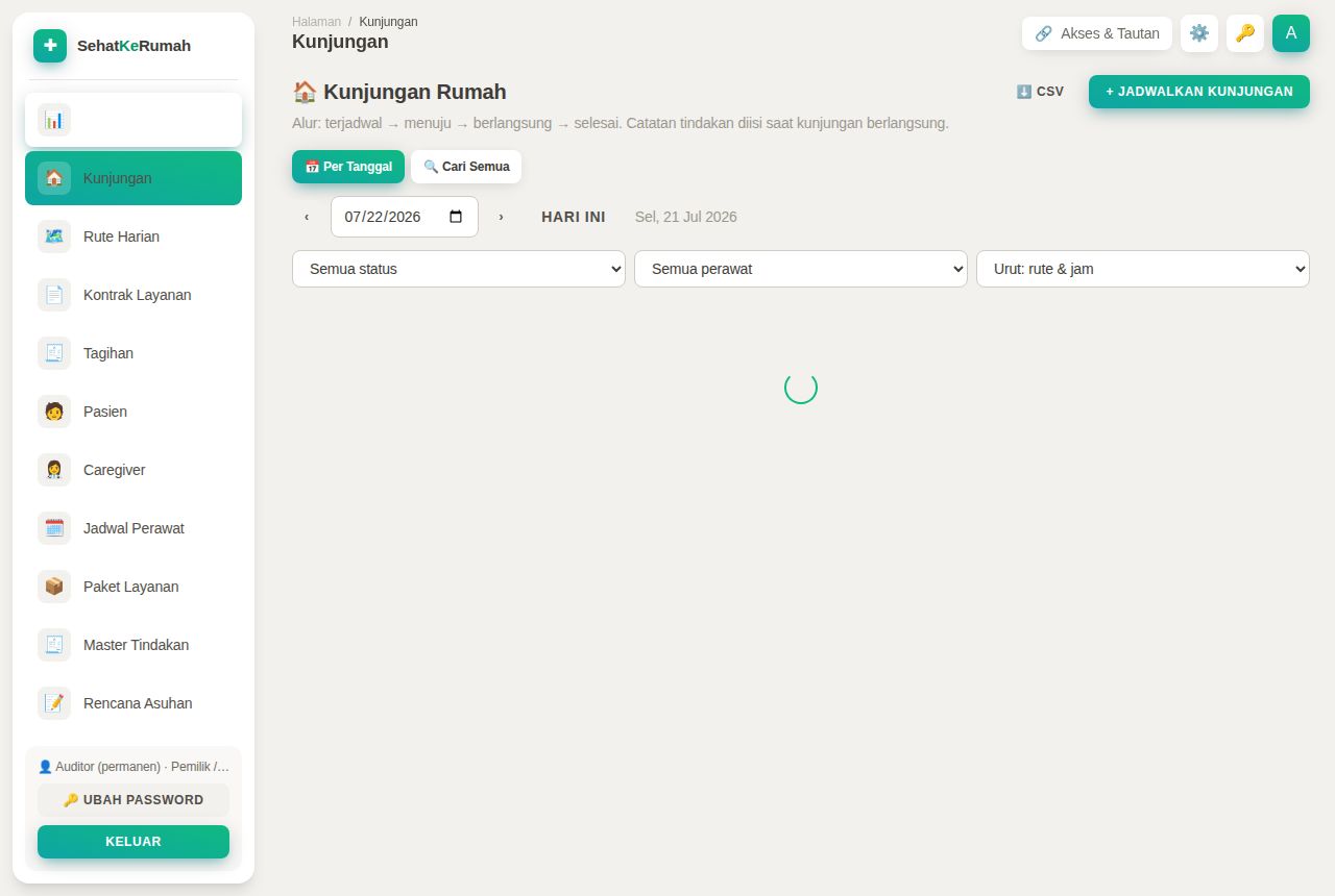 Home Care & Perawat Lansia — Tugas Saya