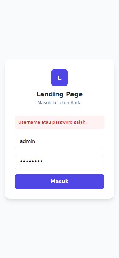 Landing Page Builder — tampilan 4