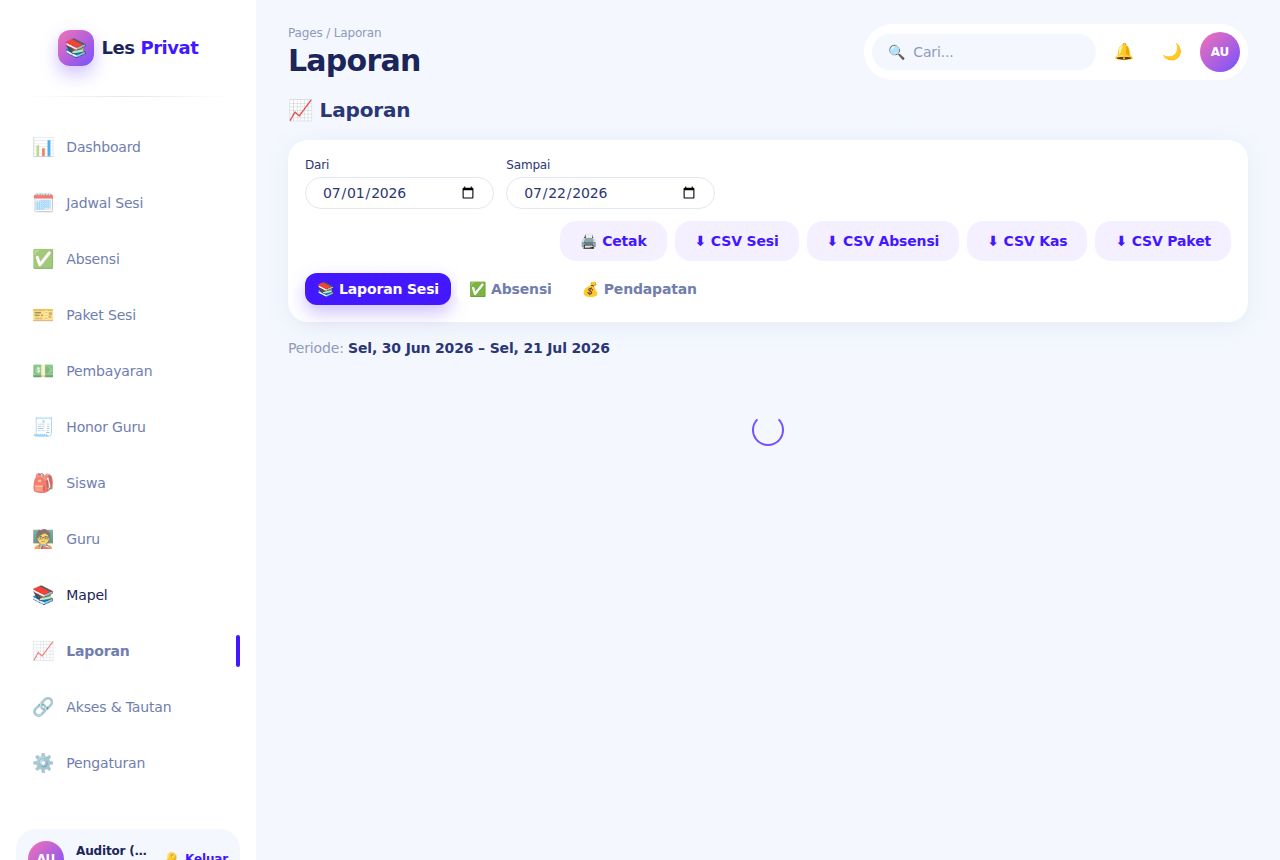 Les Privat / Bimbel Datang — Mapel