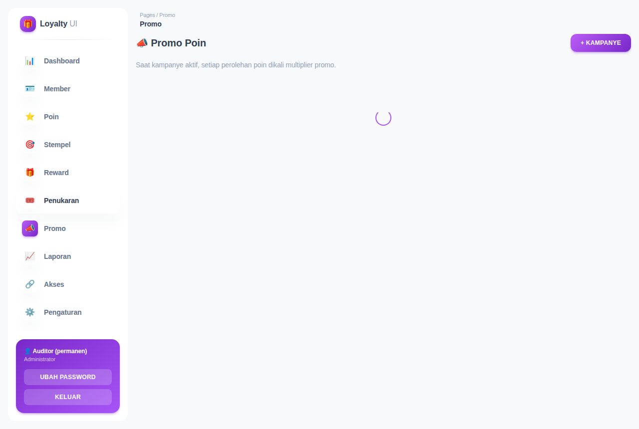 Loyalty & Membership — Penukaran