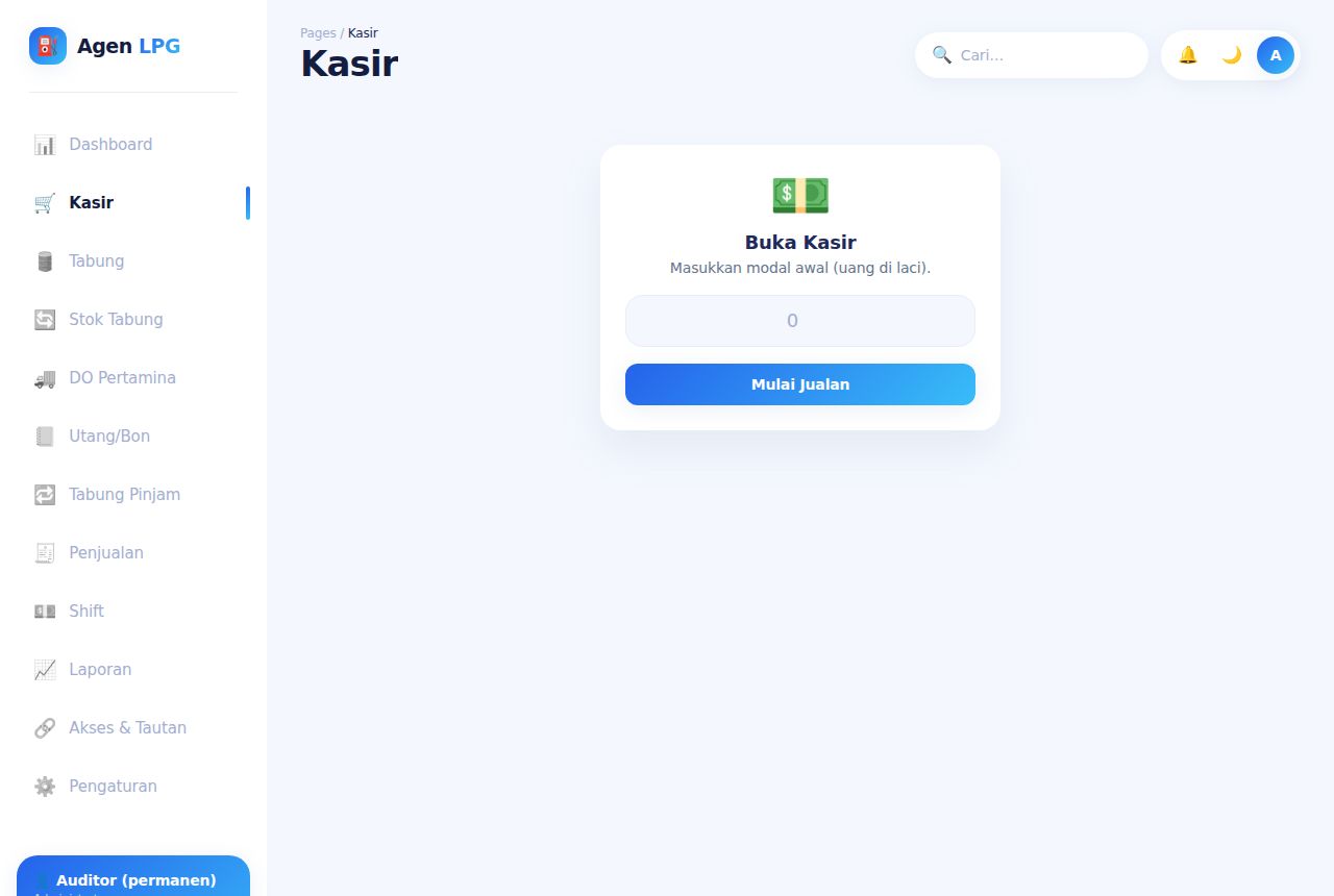 Agen & Pangkalan LPG — Kasir