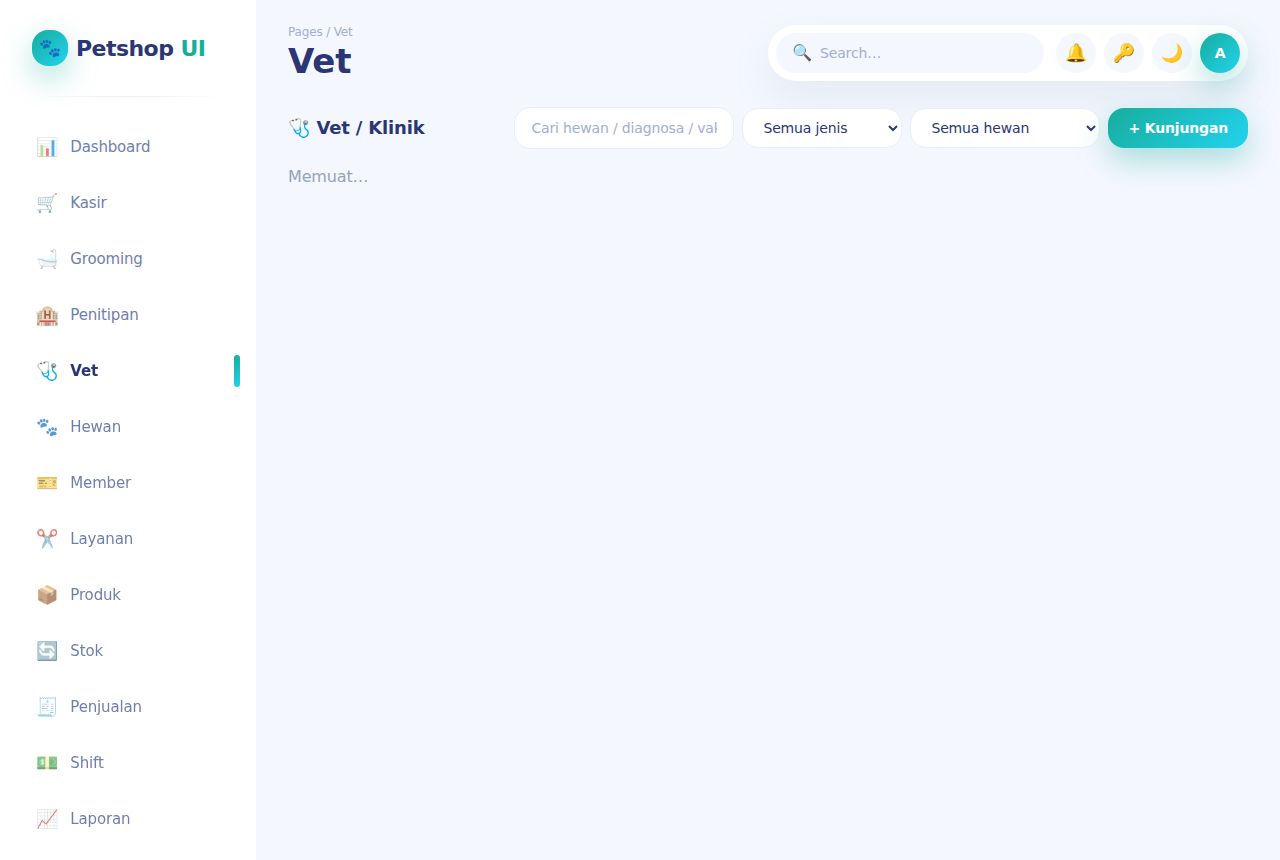 Petshop & Klinik Hewan — Penitipan
