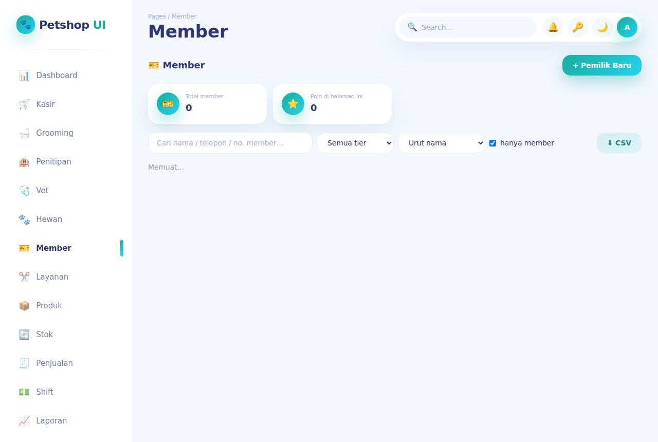 Petshop & Klinik Hewan — Hewan