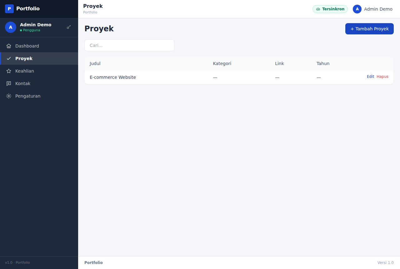 Portfolio & CV Online — tampilan 3