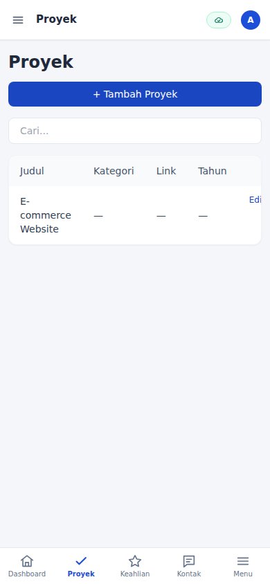 Portfolio & CV Online — tampilan 4