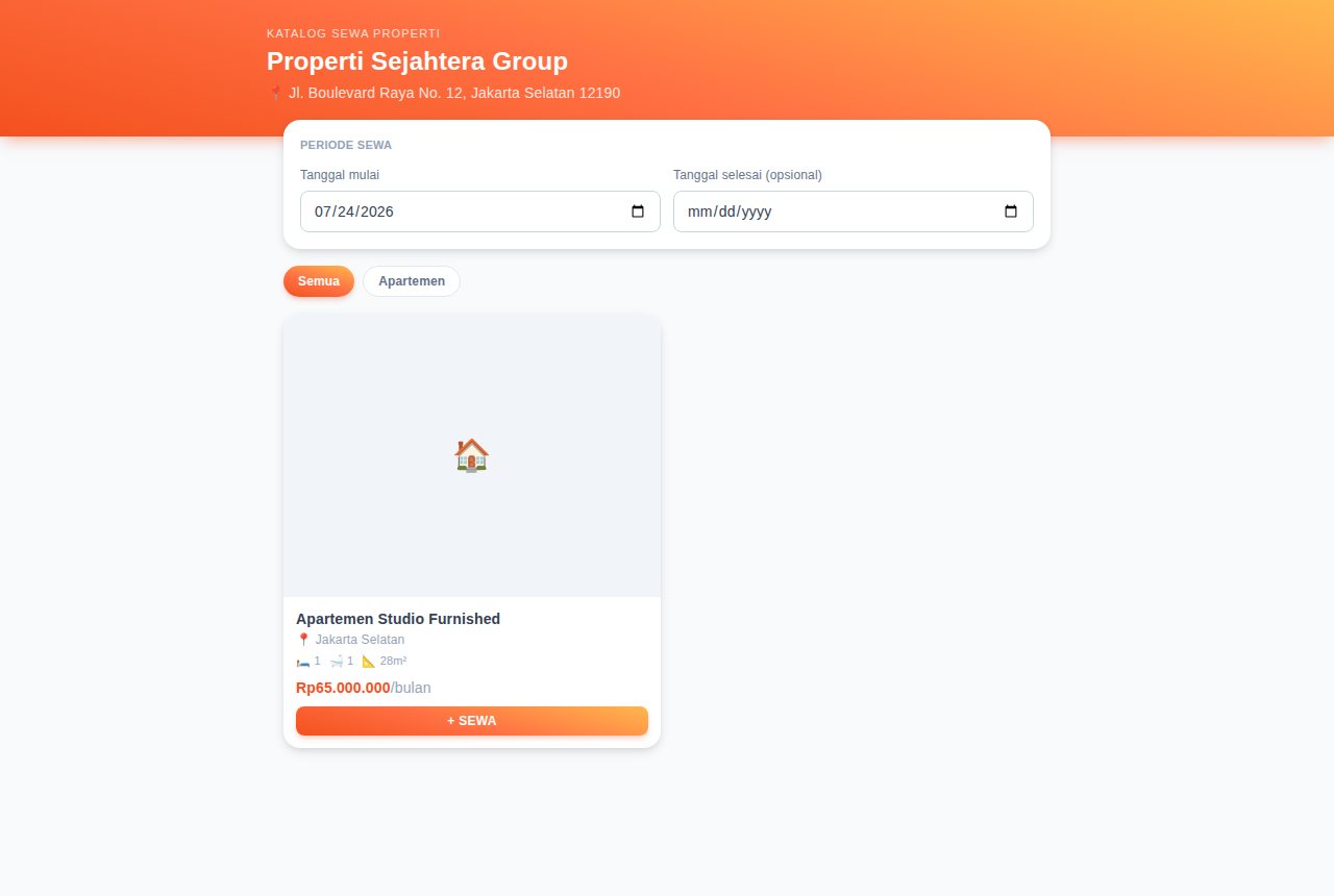 Agen Properti — Sewa Online (Pelanggan)
