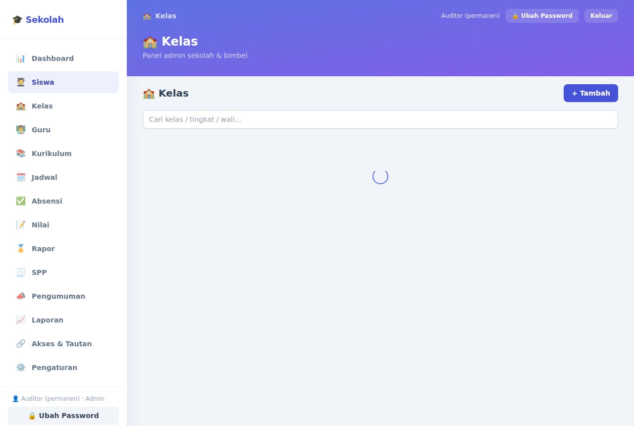 Sekolah & Bimbel — Siswa