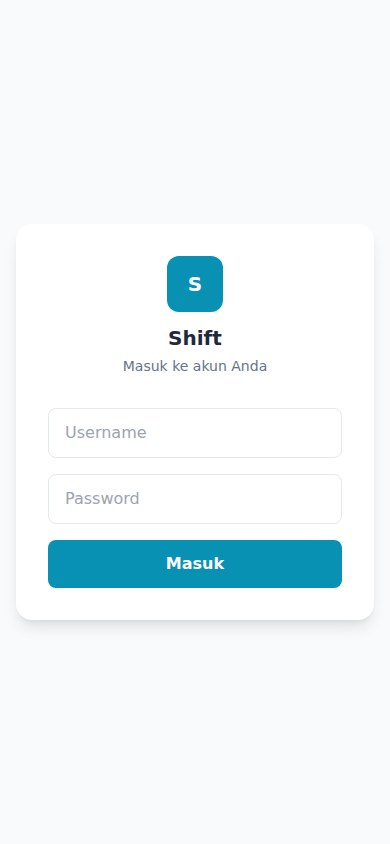 Penjadwalan Shift Karyawan — tampilan 2
