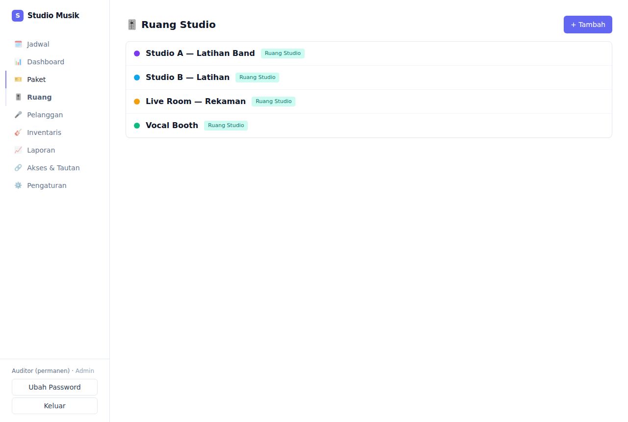 Studio Musik — Ruang