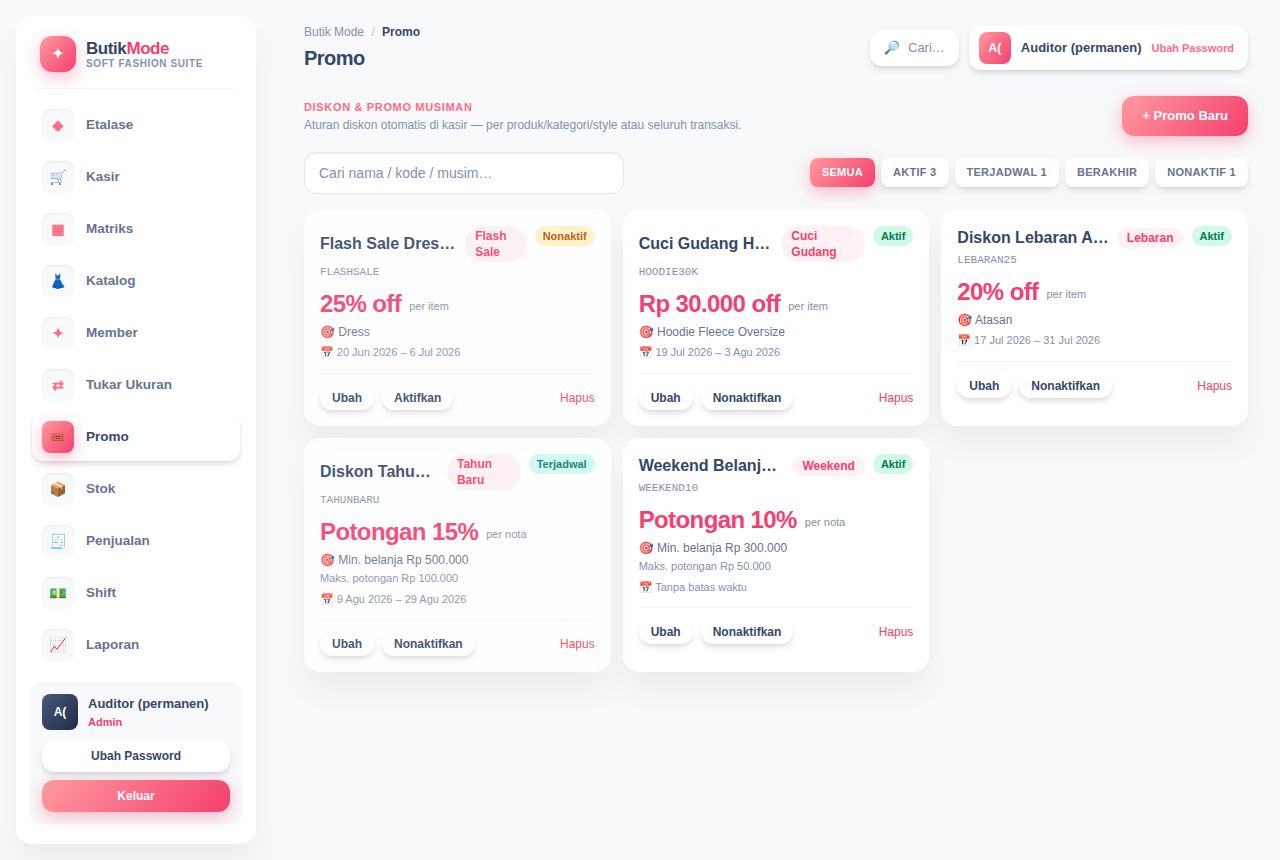 Toko Baju & Fashion — Promo