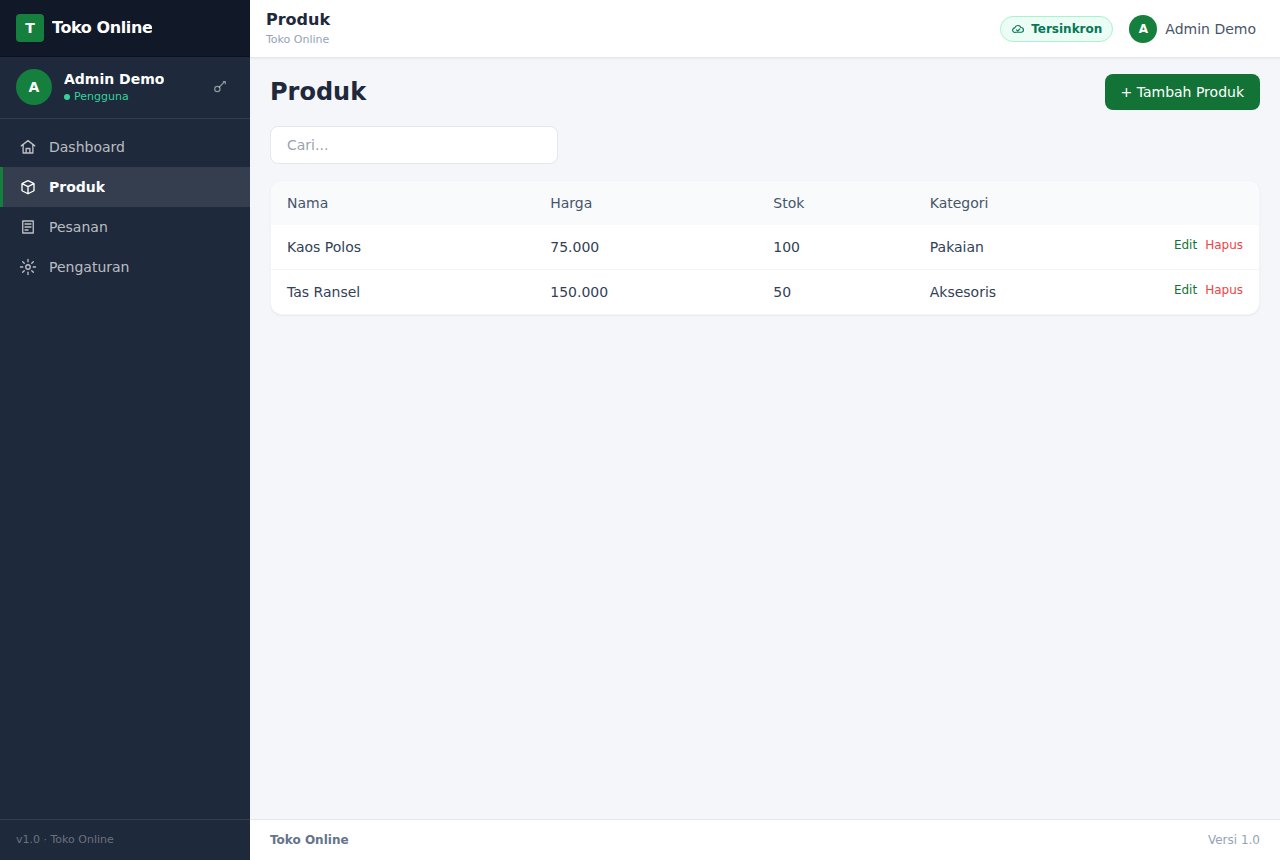 Toko Online Lite — tampilan 3